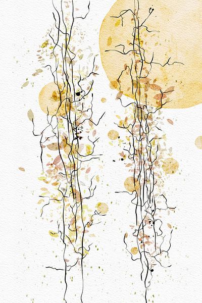 Wild Autumn in the sunset van AnkieArt