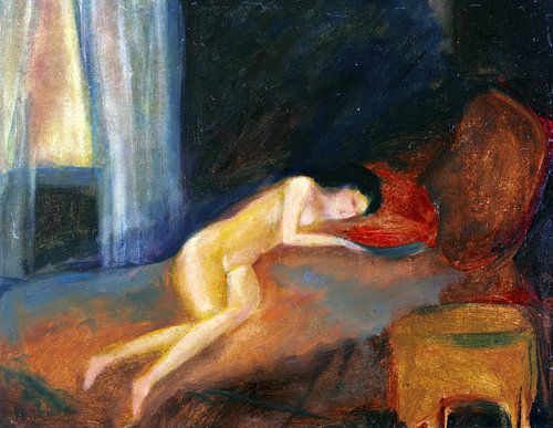 Liggend naakt, WILLI BAUMEISTER, 1912