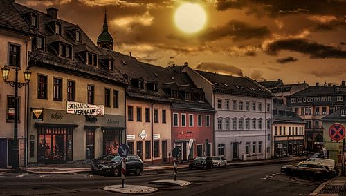 Annaberg Buchholz zonsondergang
