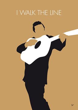 No010 MY Johnny Cash Minimal Music poster