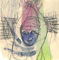 femme bras en l'air