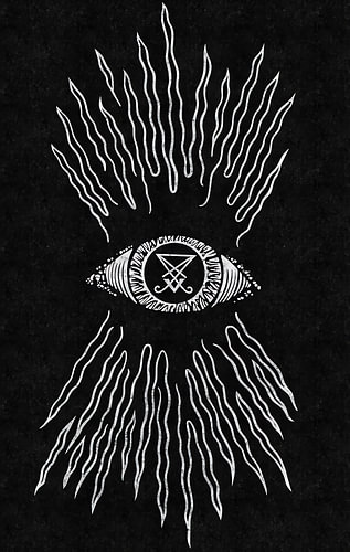Strahlendes mystisches Auge