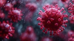 Fiktionaler Virus in Farbe