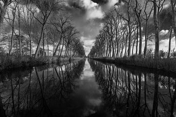 Reflections canal de Damme sur Werner Lerooy