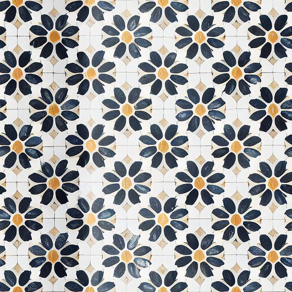 Azulejo pattern #XV by Whale & Sons