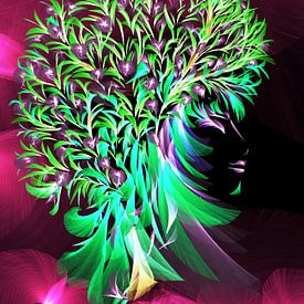 Magic Tree of Love Tree of Life by Heidemarie Andrea Sattler