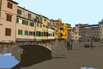 Ponte Vecchio, Florence, Italie sur Jan Fritz