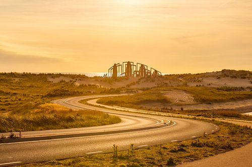 Bocht op de Maasvlakte