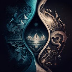 Axe de symétrie cosmique sur Vythryd Arts