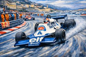 Depailler im Tyrrell 008