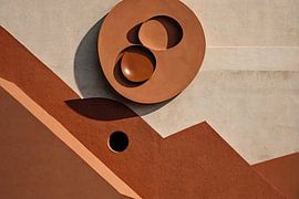 Geometric minimalist wall design by Art & Soul Creations