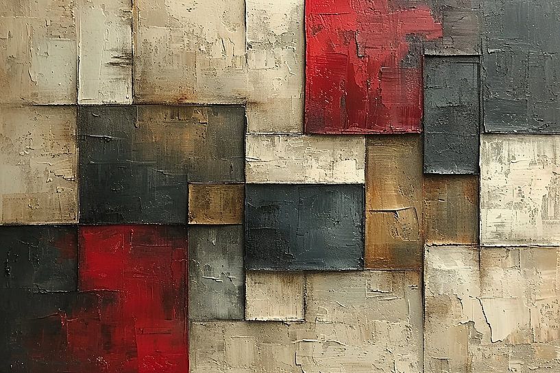 Abstrakte minimalistische Malerei von Wunderbare Kunst
