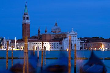 VENEDIG San Giorgio Maggiore Gondeln - blurred gondolas