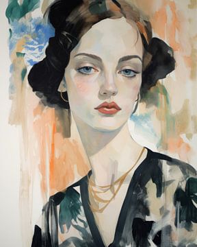 Modern portrait with a classic touch by Carla Van Iersel