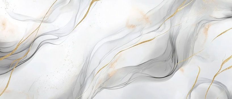 Elegante abstrakte Marmormuster von Poster Art Shop