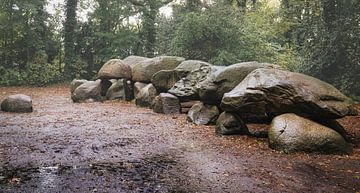 Hunebed in Borger (Drenthe) van René Holtslag