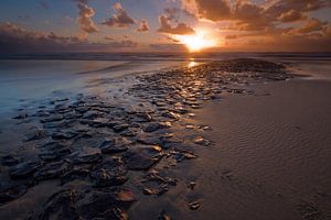 Sunset on the North Sea von Mark Scheper