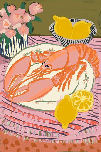 Lobster Plate No 02 von Treechild
