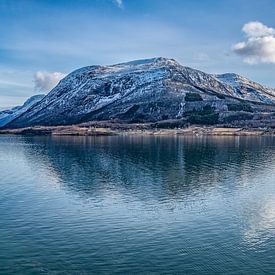 Panorama Noorse Fjord van Alex Hiemstra