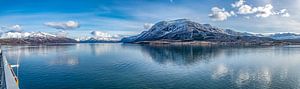 Panorama du fjord norvégien sur Alex Hiemstra
