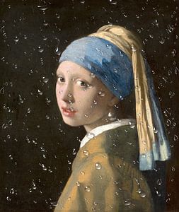 Girl with a pearl earring by Gisela- Art for You