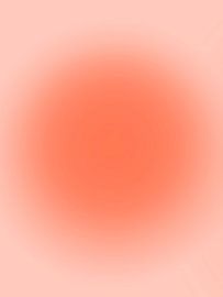 Warm Coral Color Gradient – Minimalistische abstrakte Wanddekoration von Femke Bender