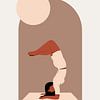 Femme forte de yoga IV sur ArtDesign by KBK