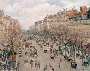 Boulevard Montmartre, namiddagzon, Camille Pissarro