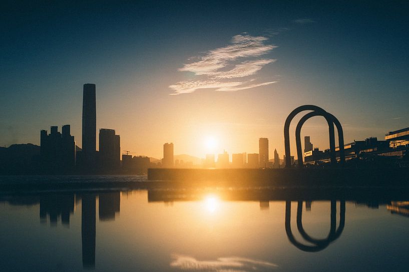 Sunset in the mirror by Milan Markovic