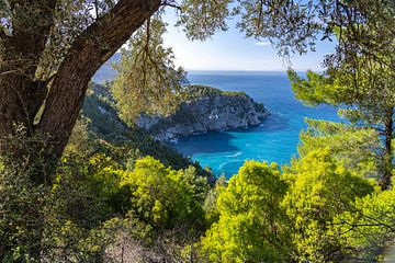 Coastal landscape in Greece by Peter Schickert