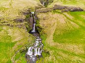 Merkjárfoss-Wasserfall in Island mit Drohne von Easycopters Miniaturansicht