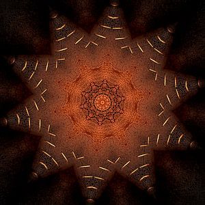 Kaleidoskop in Sternform von Carla van Zomeren