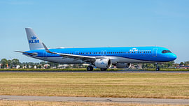 KLM-Passagierflugzeug vom Typ Airbus A321neo.