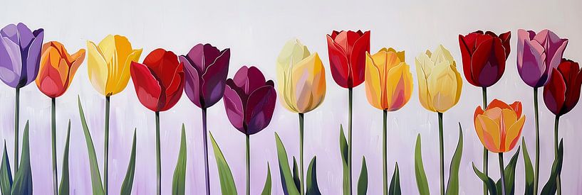Tulips by Poster Art Shop
