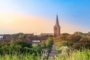 De kerk van Domburg van Danny Bastiaanse