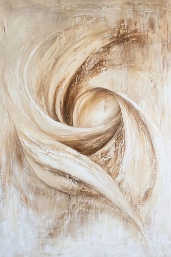 Wervelende vormen in neutrale tinten