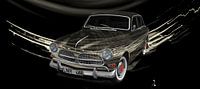 Volvo Amazon Art Car in antiek zwart