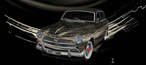 Volvo Amazon Art Car in antique black