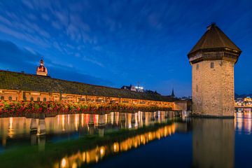 Kapellbrücke, Lucerne, Suisse sur Henk Meijer Photography