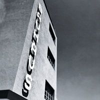 Bauhaus Typography On Pledge Dessau