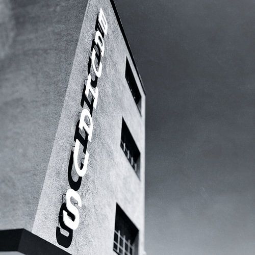 Bauhaus Typography On Pledge Dessau by Raymond Wijngaard