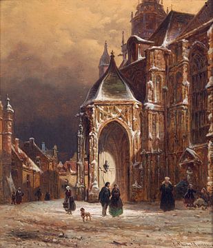 Elias van Bommel, Church in Nijmegen, 1867 by Atelier Liesjes