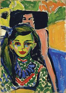 Ernst Ludwig Kirchner.Portrait eines Mädchens