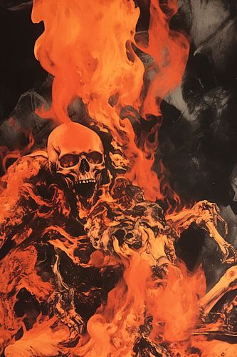 Minimalistische cirkelcompositie in primaire kleuren