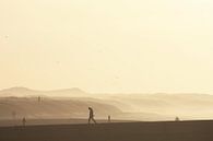 Zonsondergang bij de duinen  van Simone Meijer thumbnail