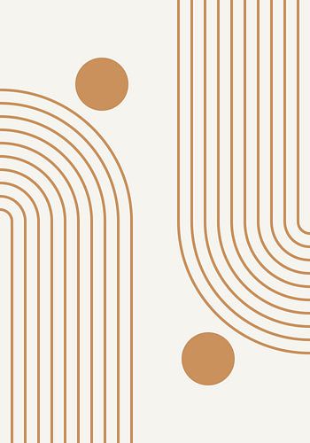 Retro 1920 vintage geometrische vorm in Bauhaus-stijl 8