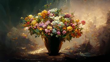 Ocean of Flowers van Sven van der Wal