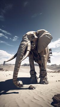 Galactische Goliath | Een olifant op een andere planeet van Eva Lee