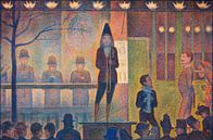 Circus show (ca. 1887–1888) door Georges Seurat. van Studio POPPY thumbnail