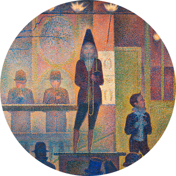 Circus show (ca. 1887–1888) door Georges Seurat. van Studio POPPY